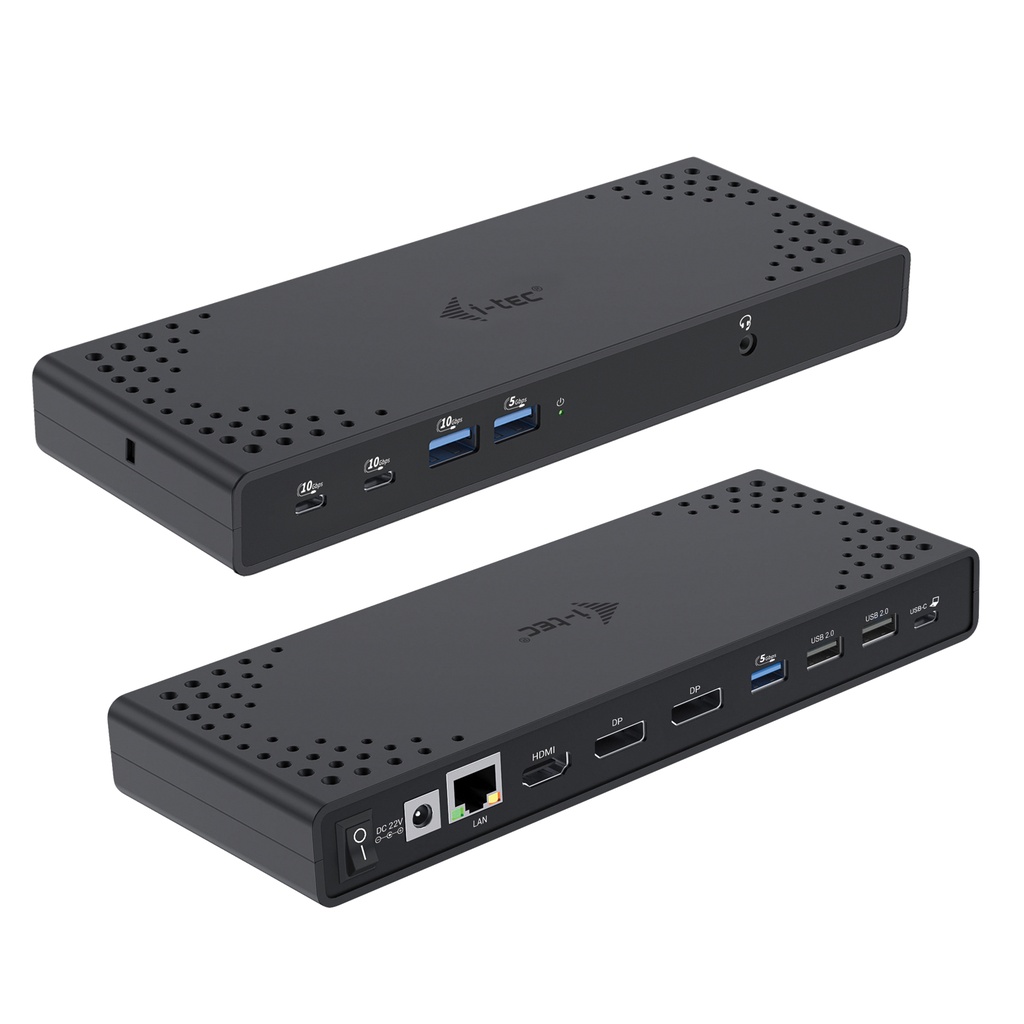 [C31TRIPLE4KDOCKPDIT] i-tec USB-C Triple Display Docking Station Gen 2 + Power Delivery 100W