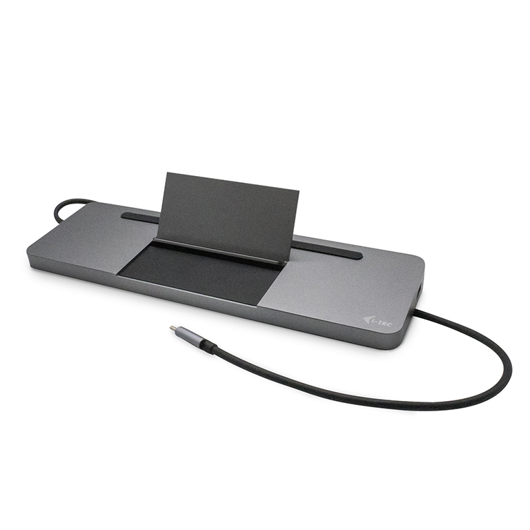 [C31FLATDOCKPDPRO] i-tec Metal USB-C Ergonomic 4K 3x Display Docking Station + Power Delivery 85 W