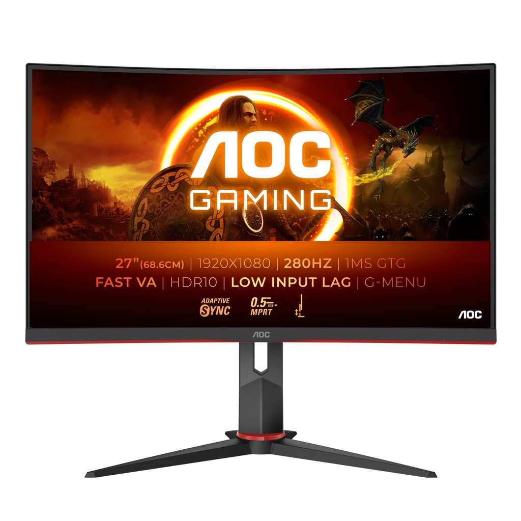 [C27G2Z3/BK] AOC G2 C27G2Z3/BK computer monitor 68.6 cm (27") 1920 x 1080 pixels Full HD LED Black, Red