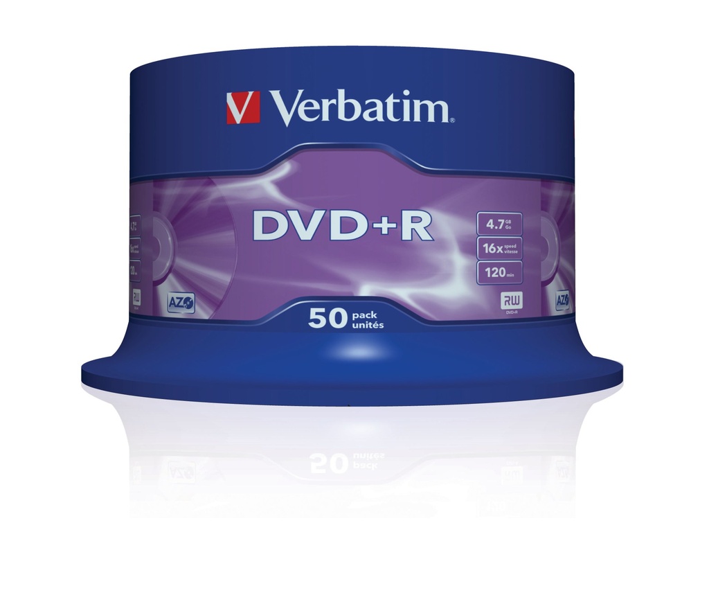[43550/50] 43550 SPINDLE 50 DVD+R 16X 120'VERB