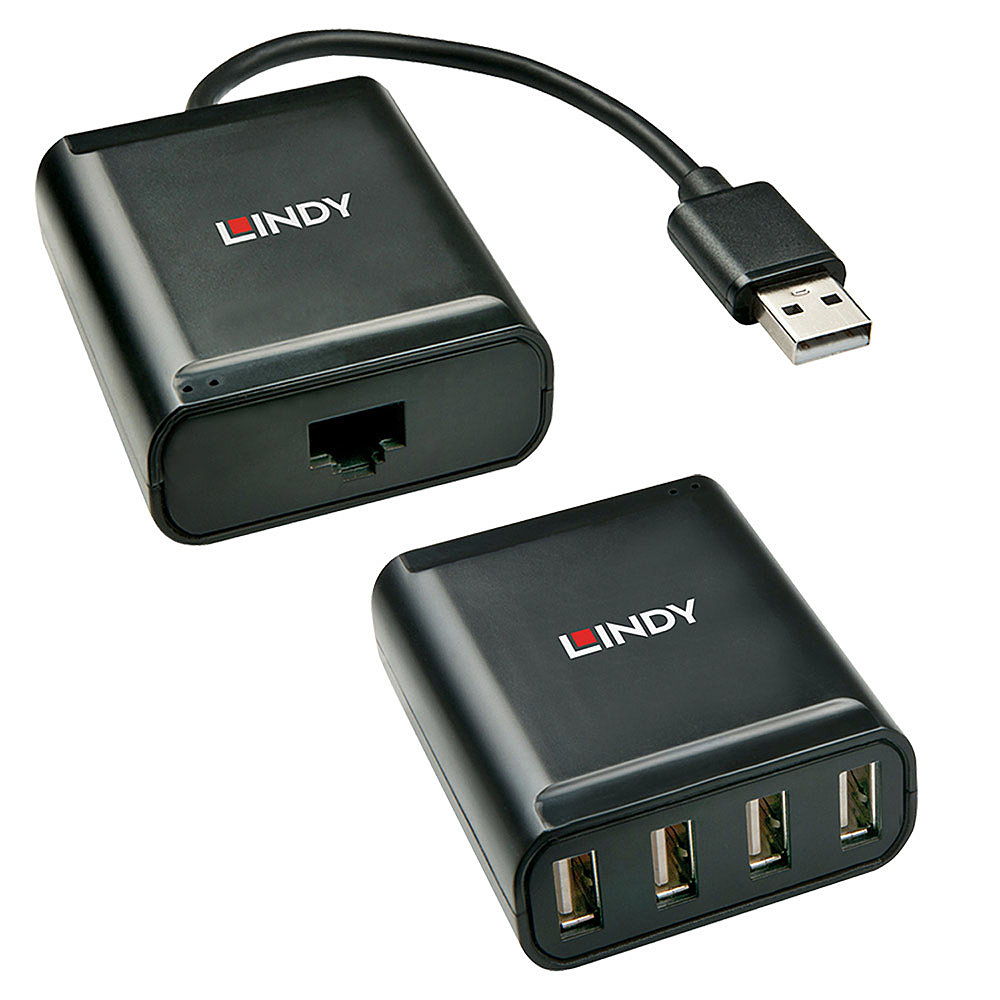 [42679] Lindy 60m 4 Port USB 2.0 Cat.6 Extender