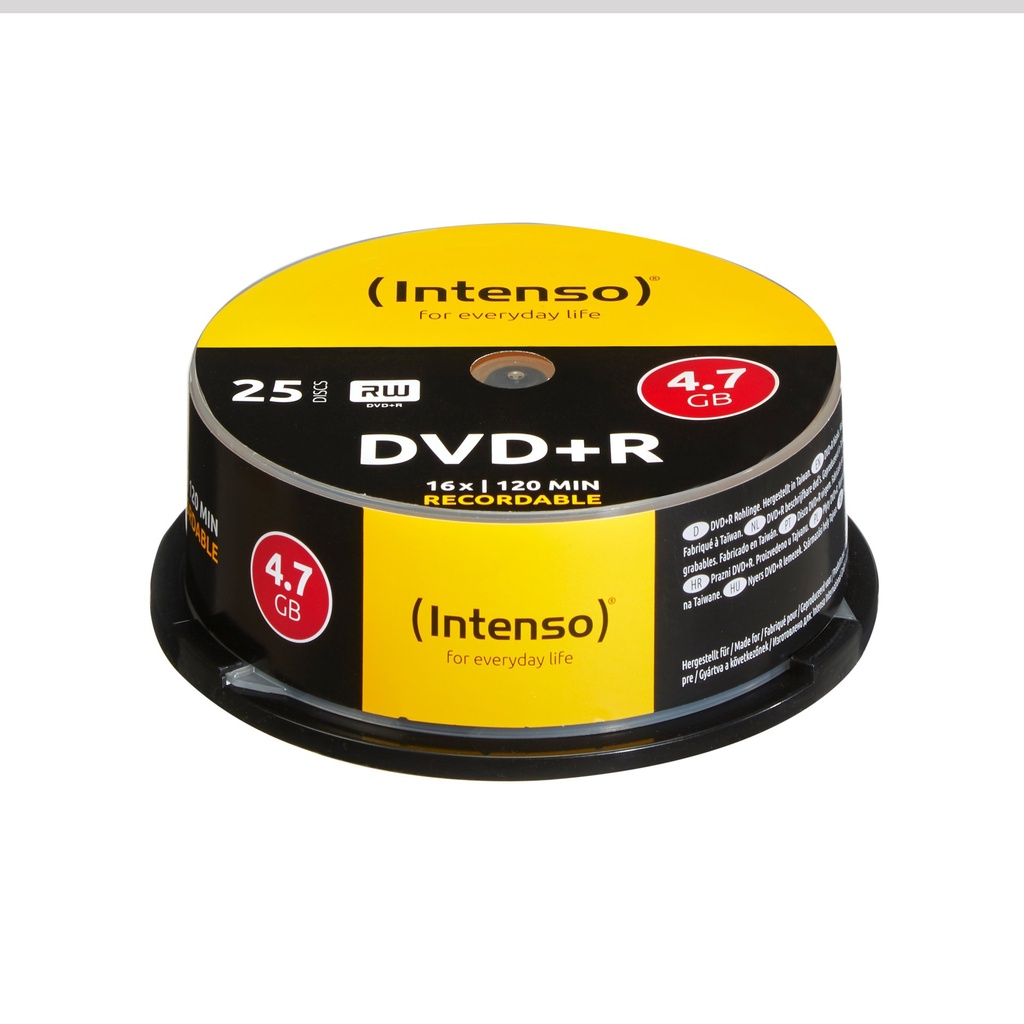 DVD+R 4.7GB 16X SPINDLE 25PZ