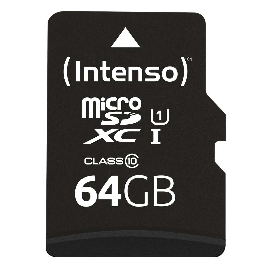 MICRO SD CON ADATTATORE 64GB UHS