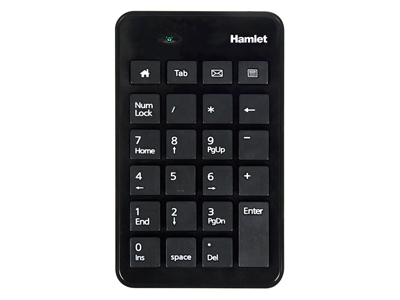 HAMLET TASTIERINO USB NERO 23 TASTI