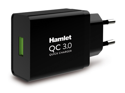 HAMLET USB 3.0 CHARG WALL ADAPT 18W
