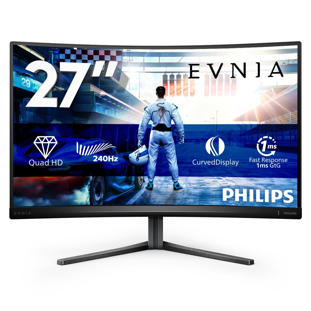 [27M2C5500W/00] Philips 27M2C5500W/00 computer monitor 68.6 cm (27") 2560 x 1440 pixels Quad HD LCD Black