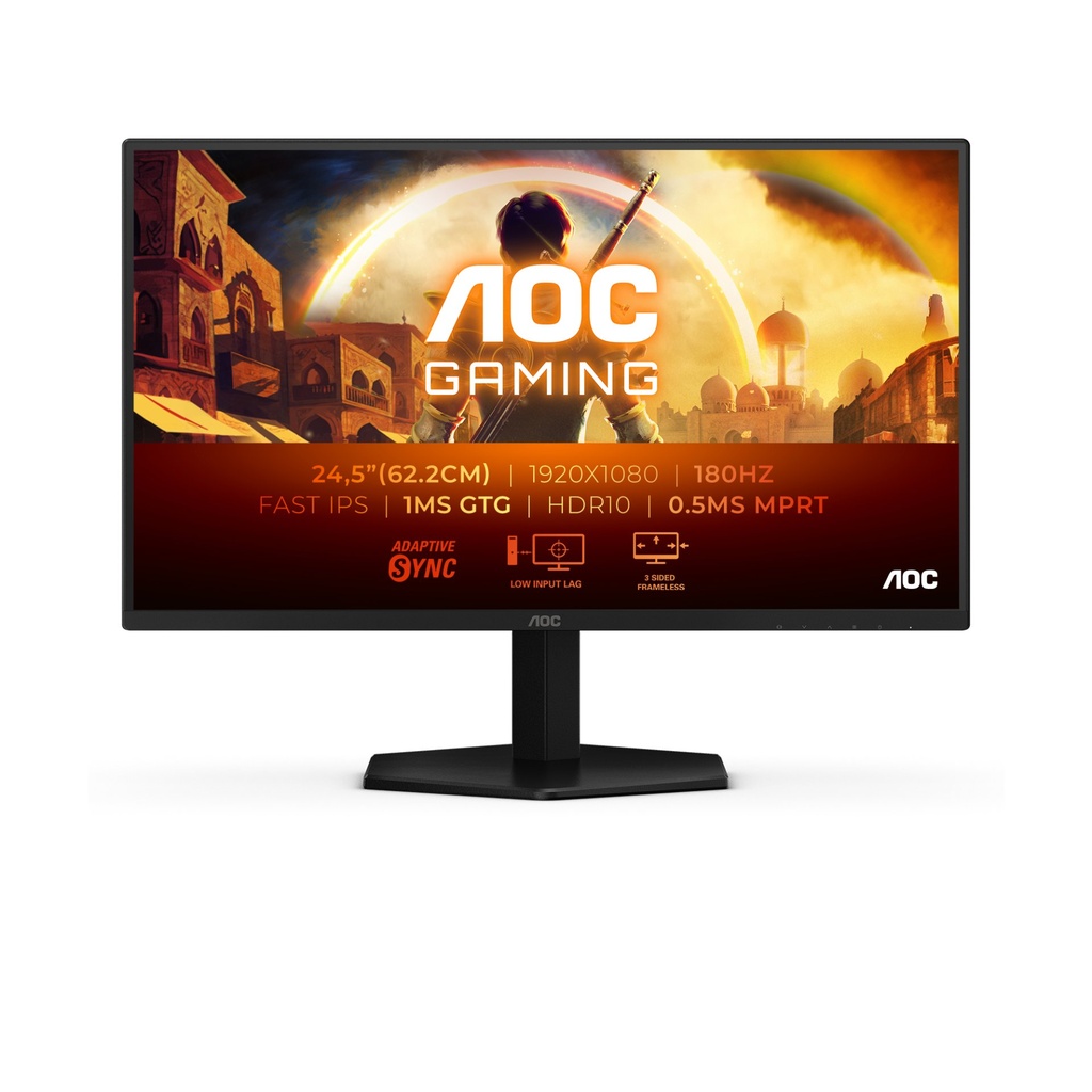 [25G42E] AOC G4 25G42E computer monitor 62.2 cm (24.5") 1920 x 1080 pixels Full HD LED Black, Red
