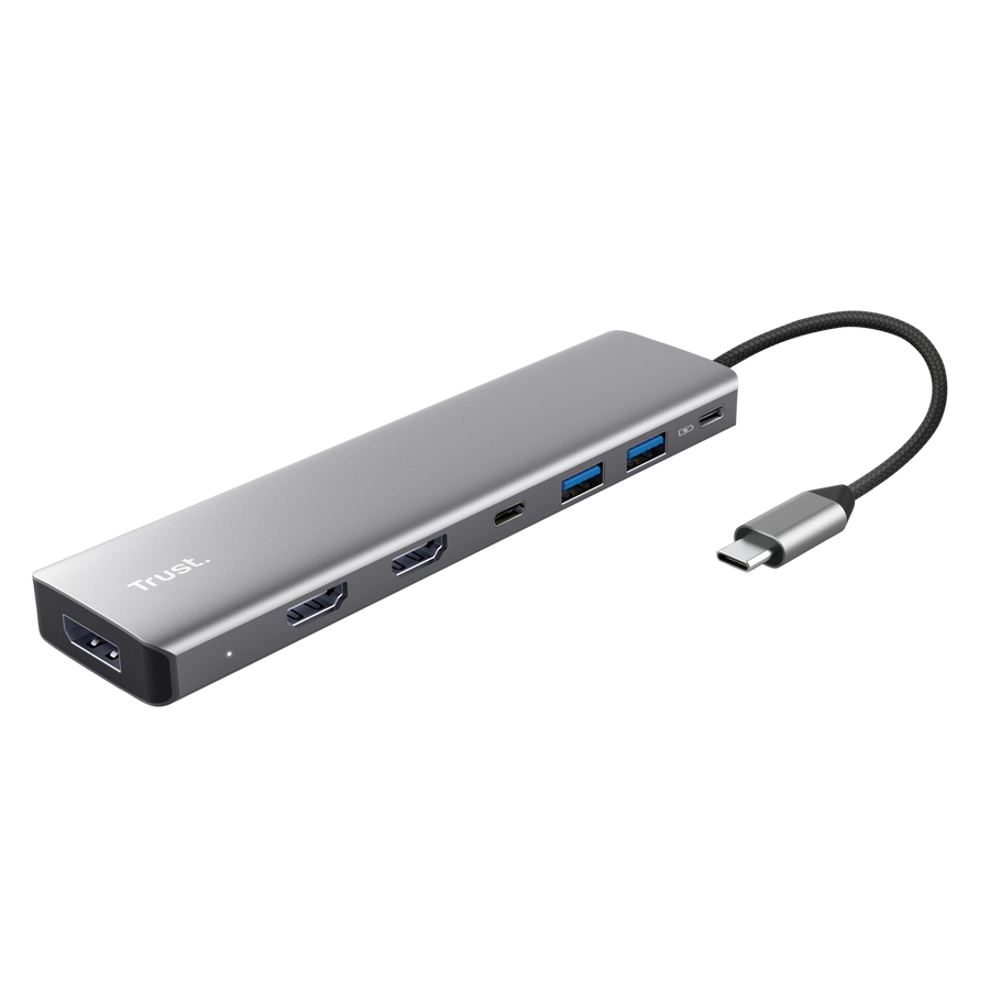 [25661] Trust 25661 interface hub USB Type-C Aluminium