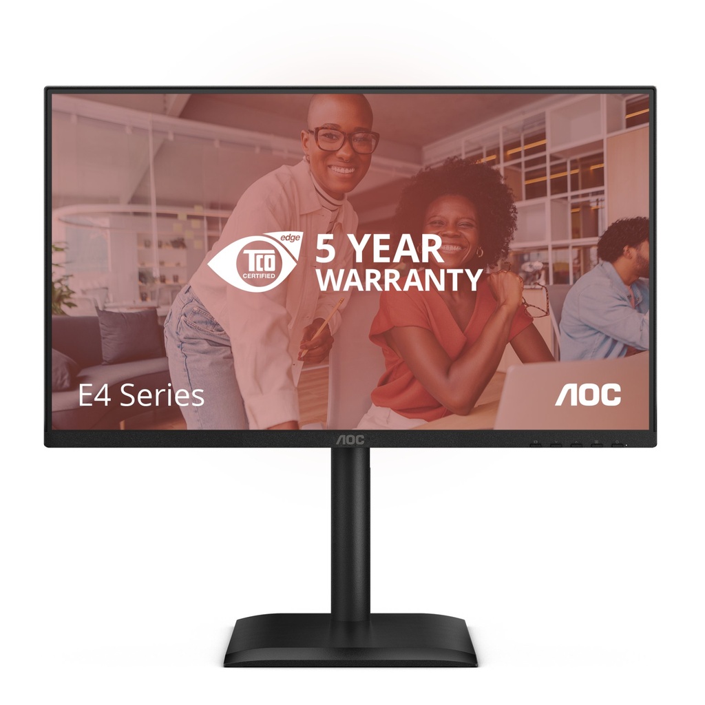 [24E4CV] AOC E4 24E4CV computer monitor 60.5 cm (23.8") 1920 x 1080 pixels Full HD LED Black