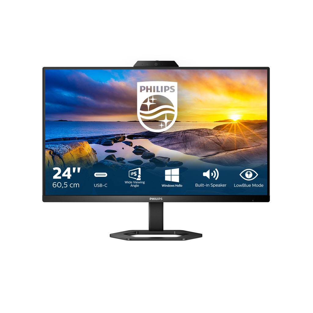 [24E1N5300HE/00] Philips 5000 series 24E1N5300HE/00 computer monitor 60.5 cm (23.8") 1920 x 1080 pixels Full HD LCD Black