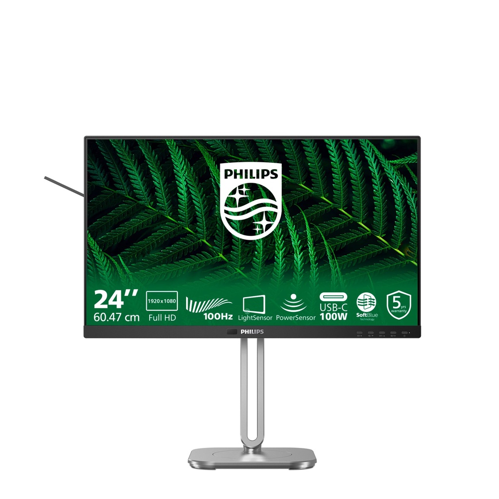 [24B2G5301/00] Philips 5000 series 24B2G5301/00 computer monitor 60.5 cm (23.8") 1920 x 1080 pixels Full HD LCD Black