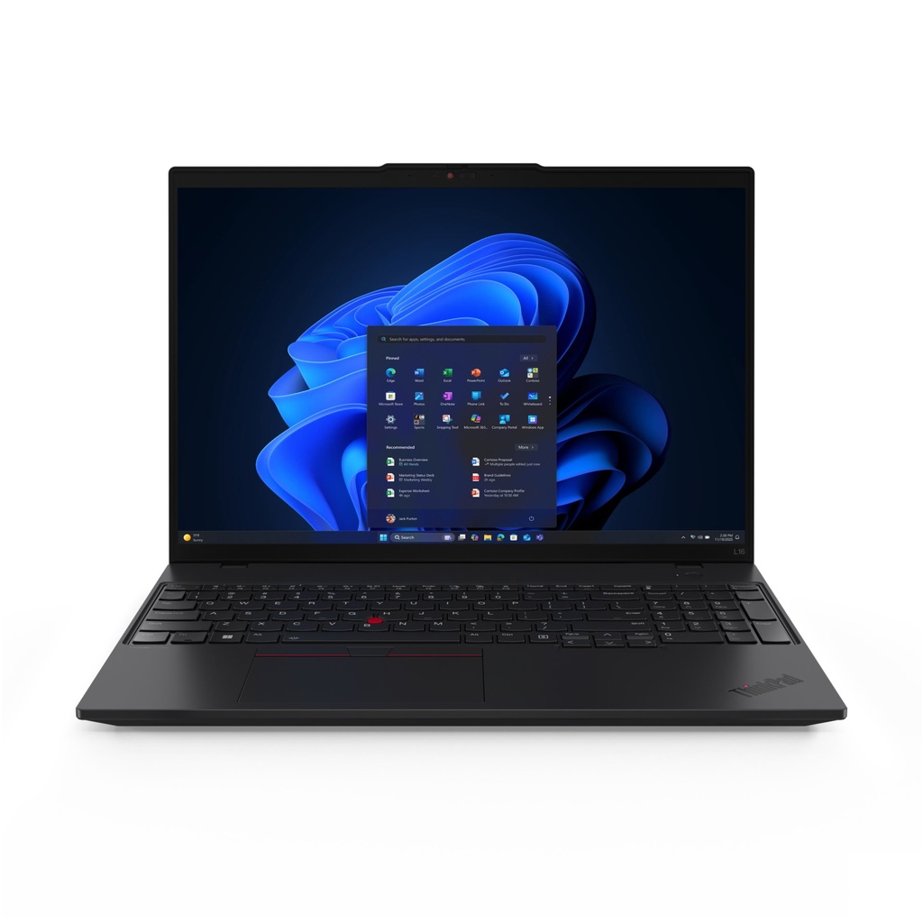 [21SC0003IX] Lenovo ThinkPad L16 Gen 2 (AMD) AMD Ryzen™ 5 215 Laptop 40.6 cm (16") WUXGA 16 GB DDR5-SDRAM 512 GB SSD Wi-Fi 7 (802.11be) Windows 11 Pro Italian Black