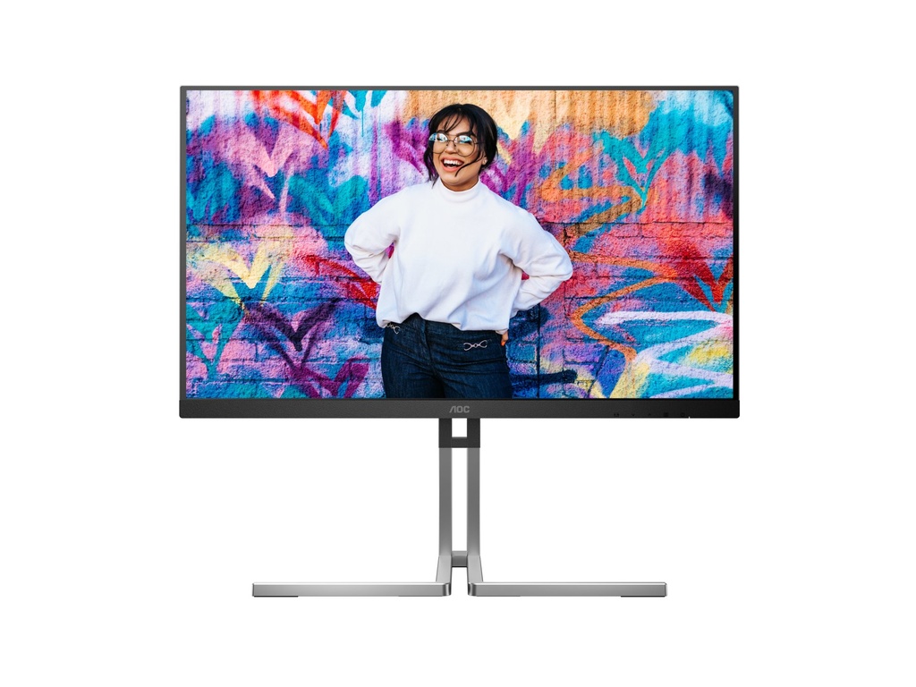 [Q27U3CV] AOC Q27U3CV computer monitor 68.6 cm (27") 2560 x 1440 pixels Quad HD LCD Black