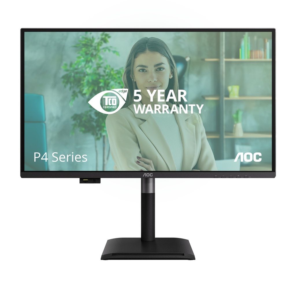 [Q27P4U] AOC Q27P4U computer monitor 68.6 cm (27") 2560 x 1440 pixels Wide Quad HD Black
