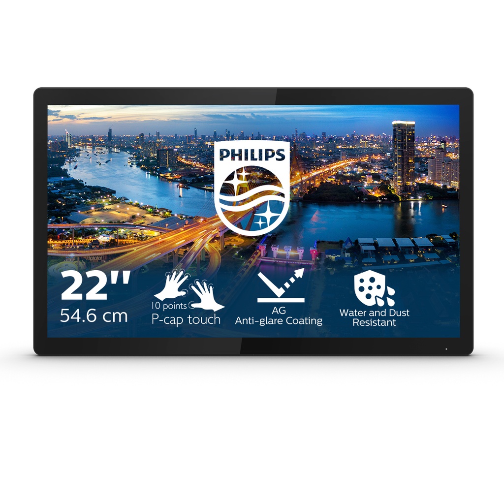 [222B1TFL/00] Philips B Line 222B1TFL/00 computer monitor 54.6 cm (21.5") 1920 x 1080 pixels Full HD LED Touchscreen Black