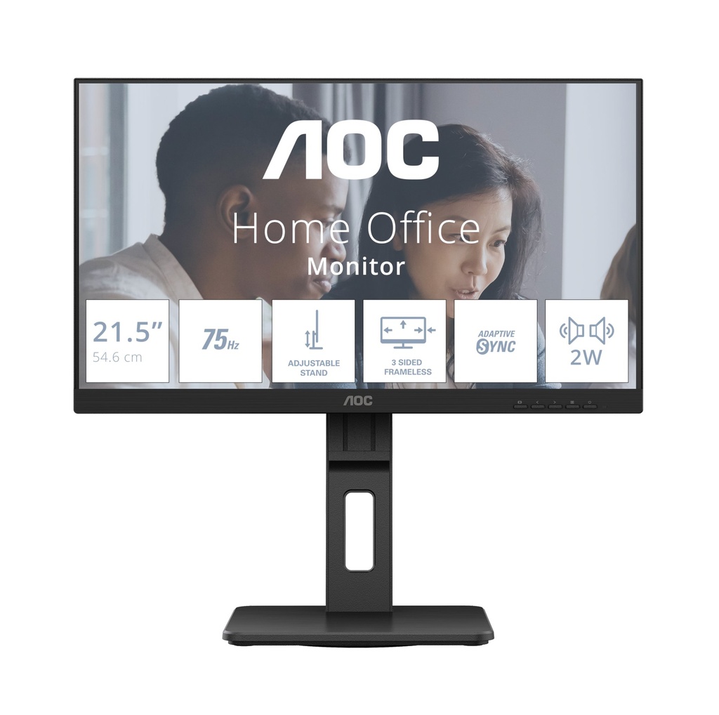 [22E2UMF] AOC E2 22E2UMF computer monitor 54.6 cm (21.5") 1920 x 1080 pixels Full HD LED Black