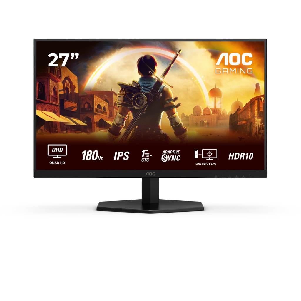 [Q27G42XE] AOC G4 Q27G42XE computer monitor 68.6 cm (27") 2560 x 1440 pixels Quad HD Black, Red