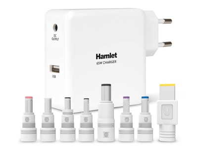 HAMLET 65W - USB 2.1A NTB POWER ADA