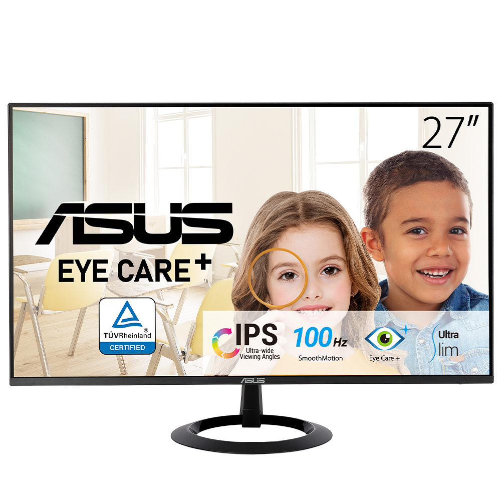 [90LM07B0-B01470] ASUS VZ27EHF computer monitor 68.6 cm (27") 1920 x 1080 pixels Full HD LCD Black