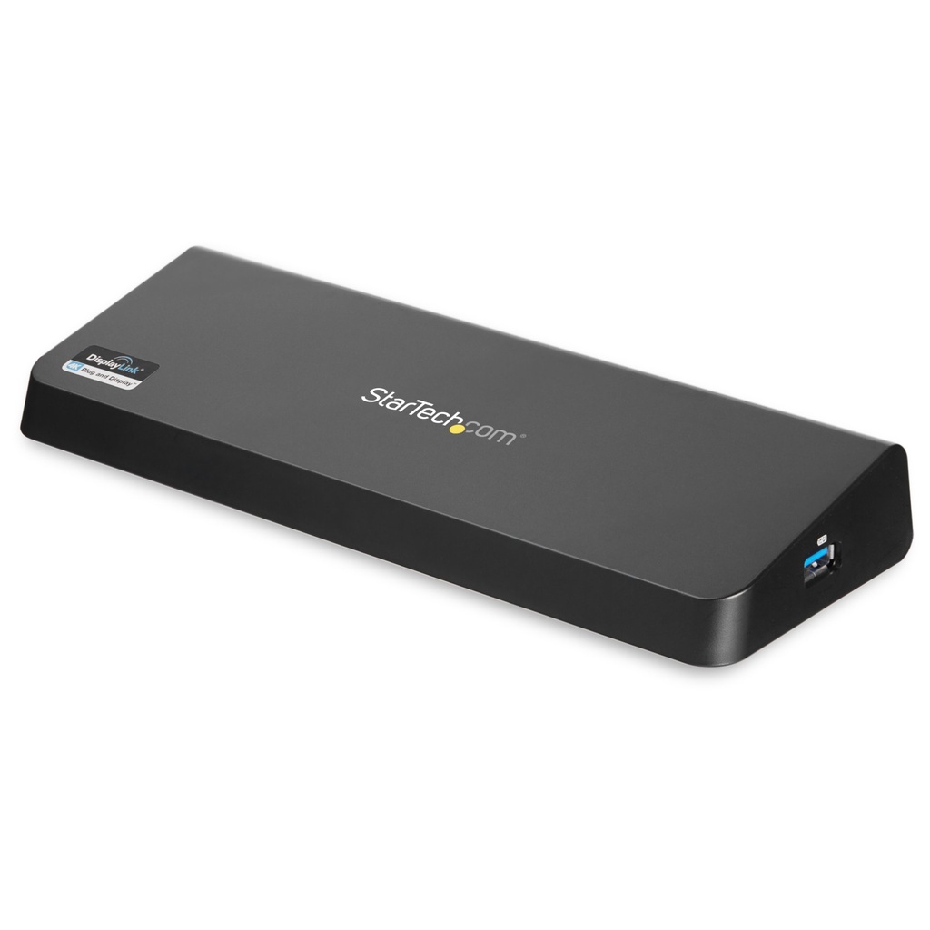 [USB3DOCKHDPC] StarTech.com USB 3.0 Docking Station Dual Monitor with HDMI & 4K DisplayPort - USB 3.0 to 4x USB-A, Ethernet, HDMI and DP - USB Type A Universal Laptop Docking Station for Mac & Windows