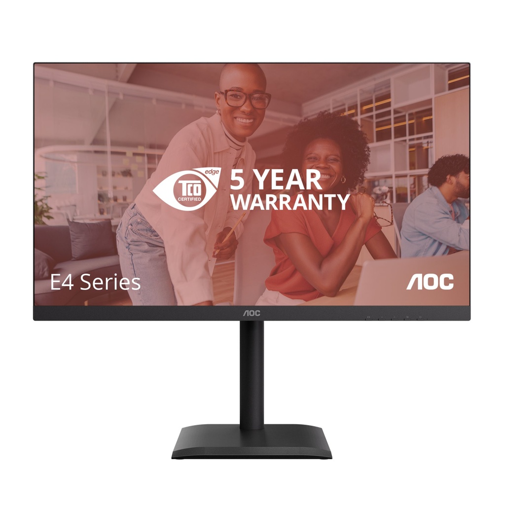 [U27E4CV] AOC E4 U27E4CV computer monitor 68.6 cm (27") 3840 x 2160 pixels 4K Ultra HD LED Black