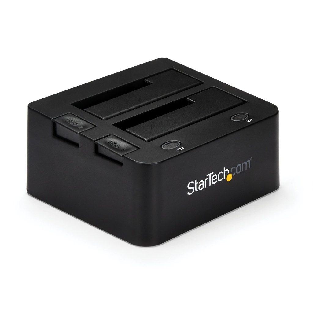[UNIDOCKU33] StarTech.com Dual-Bay USB 3.0 to SATA and IDE Hard Drive Docking Station, USB Hard Drive Dock, External 2.5/3.5" SATA I/II/III and IDE (40 pin) SSD/HDD Docking Station, Hot-Swap Hard Drive Bays, Top-Loading