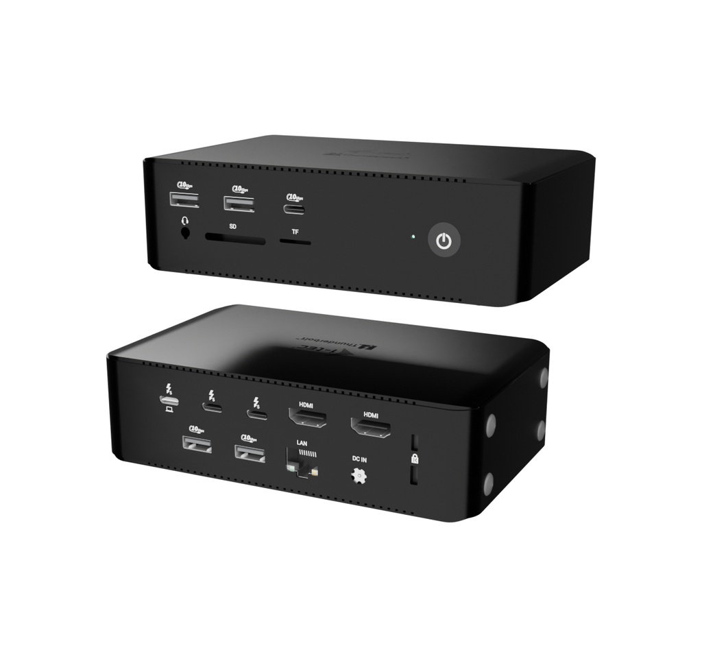 [TB5QUATTRODOCKPD] i-tec Thunderbolt5 Quattro Display Docking Station, 5x USB, 2.5 GLAN + Power Delivery 140W