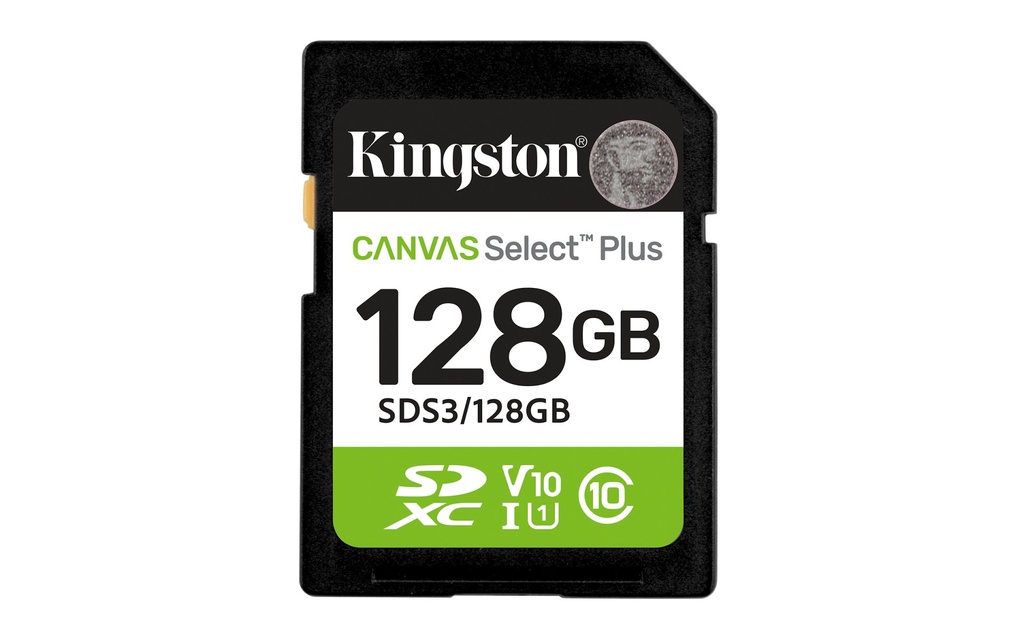 [SDS3/128GB] Kingston Technology 128GB SDXC Canvas Select Plus Gen3 150MB/s C10 UHS-I U1 V10