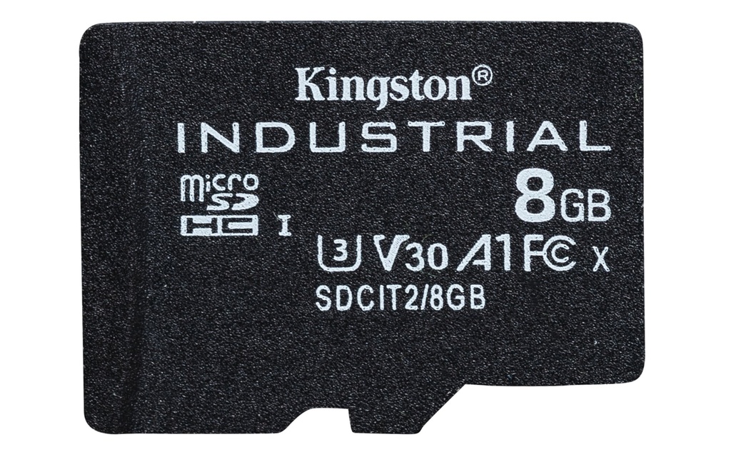 [SDCIT2/8GBSP] Kingston Technology 8GB microSDHC Industrial C10 A1 pSLC Card Single Pack w/o Adapter