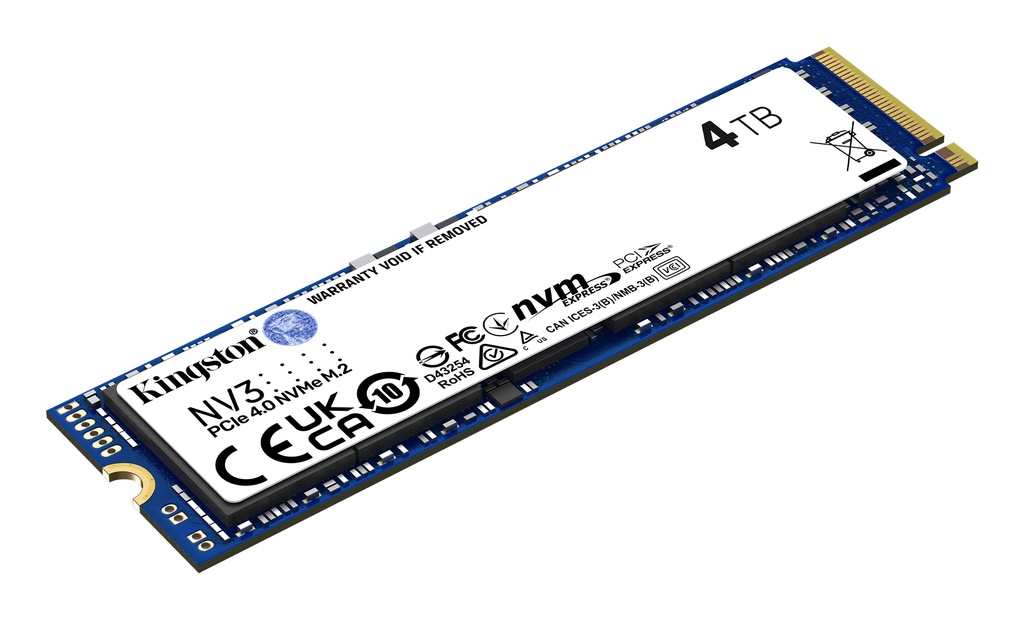 [SNV3S/4000G] SSD Kingston NV3 4TB Kingston SNV3S/4000G M.2 PCIe 4.0 NVMe