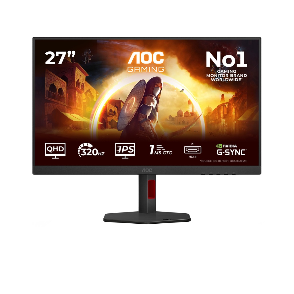 [Q27G4SRU] AOC G4 Q27G4SRU computer monitor 68.6 cm (27") 2560 x 1440 pixels Quad HD LED Black, Red