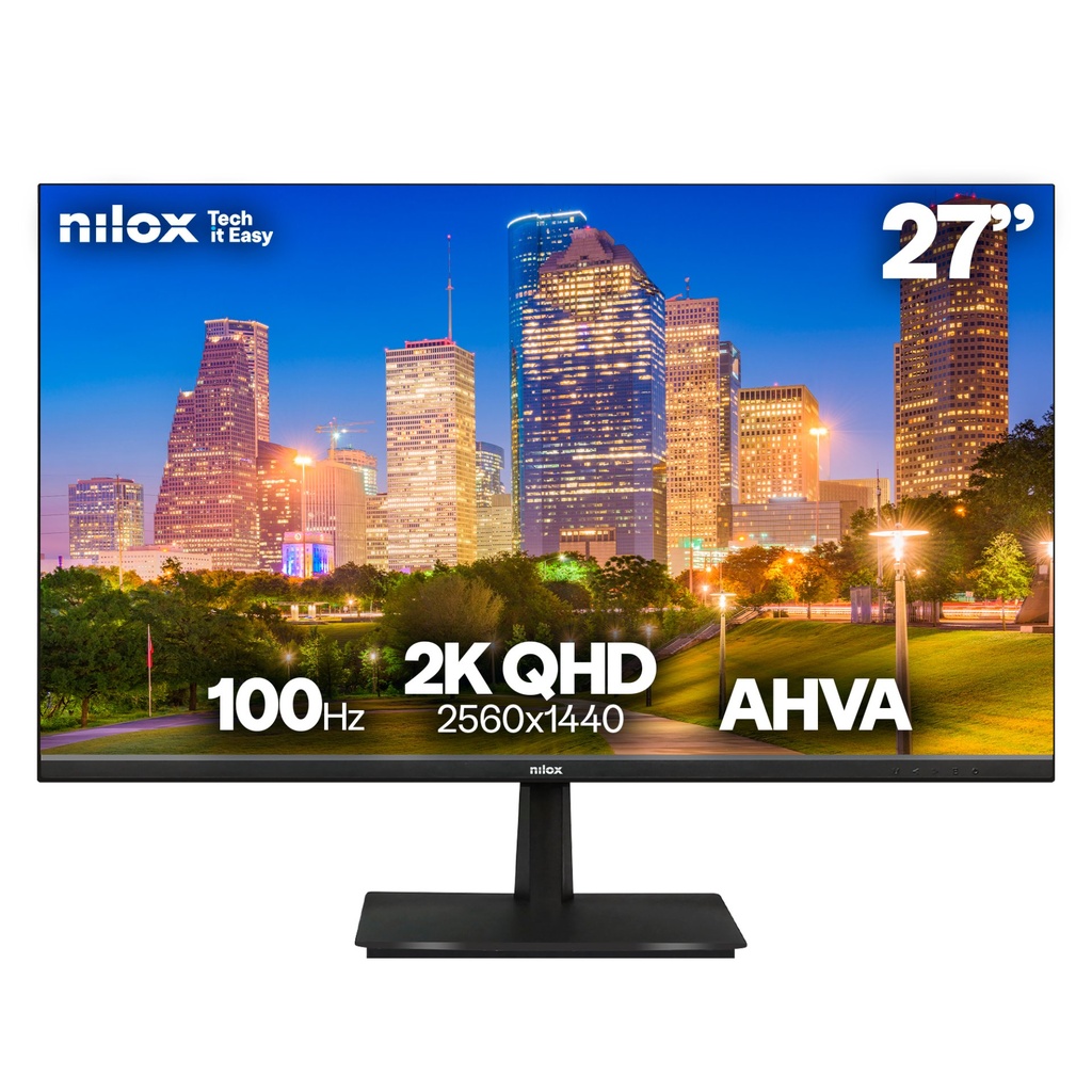 [NXM272K012] Nilox NXM272K012 computer monitor 68.6 cm (27") 2560 x 1440 pixels 2K Black