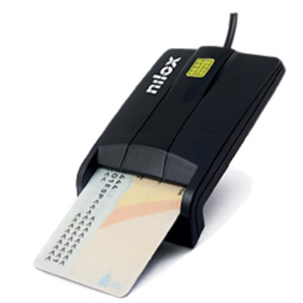 [NXLD001] Nilox NXLD001 smart card reader Indoor USB 2.0 Black
