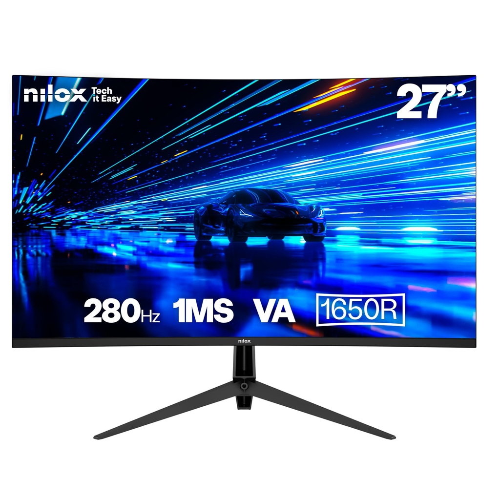 [NXM27CV28001] Nilox NXM27CV28001 computer monitor 68.6 cm (27") 1920 x 1080 pixels Full HD LED Black
