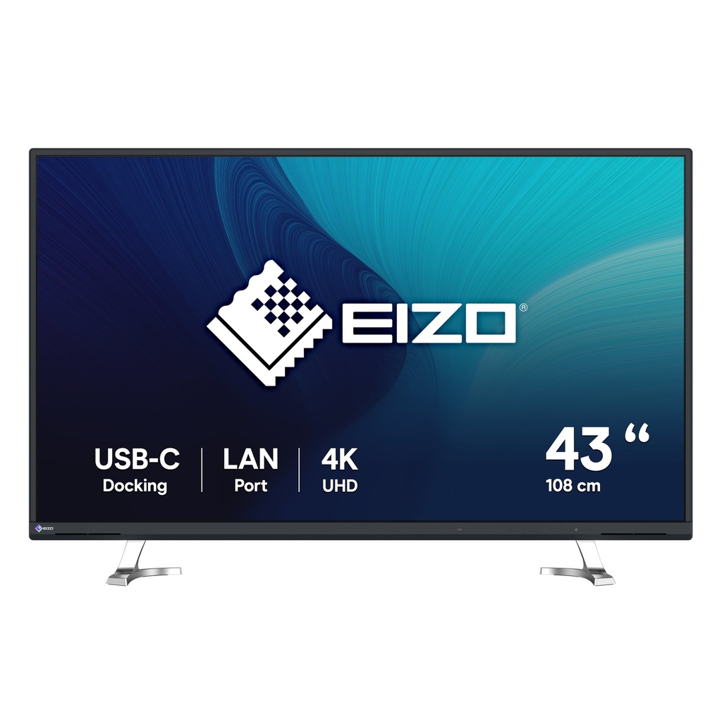 [EV4340X-BK] EIZO FlexScan EV4340X-BK computer monitor 108 cm (42.5") 3840 x 2160 pixels 4K Ultra HD LED Black