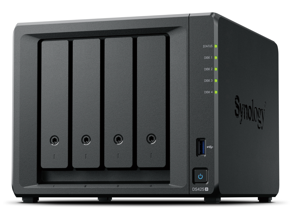 Nas Synology DiskStation  DS425+ 2.5Gb 4Bay Nero