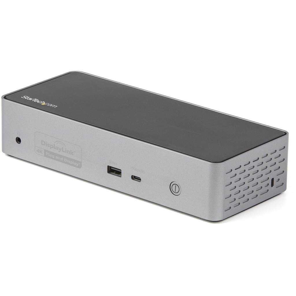 [DK31C4DPPDUE] StarTech.com USB C Dock - 4K 60Hz Quad Monitor DisplayPort & HDMI - Universal USB-C Docking Station with 100W Power Delivery - USB Hub with 1x USB Type-C & 3x USB-A, Ethernet, Audio