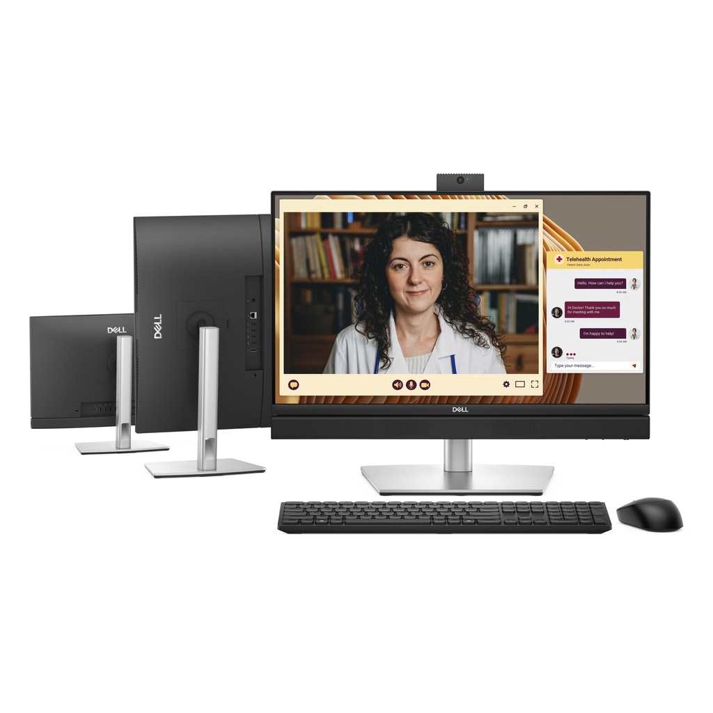 [HFF97] DELL Pro QC24251 Intel® Core™ i5 i5-14500T 61 cm (24") 1920 x 1080 pixels All-in-One PC 16 GB DDR5-SDRAM 512 GB SSD Windows 11 Pro Wi-Fi 6E (802.11ax) Black