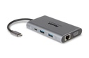 HAMLET DOCK USB-C 3USB-LAN-HDMI-VGA