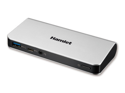 HAMLET USB-C DOCK 4USB-HDMI-LAN-AU