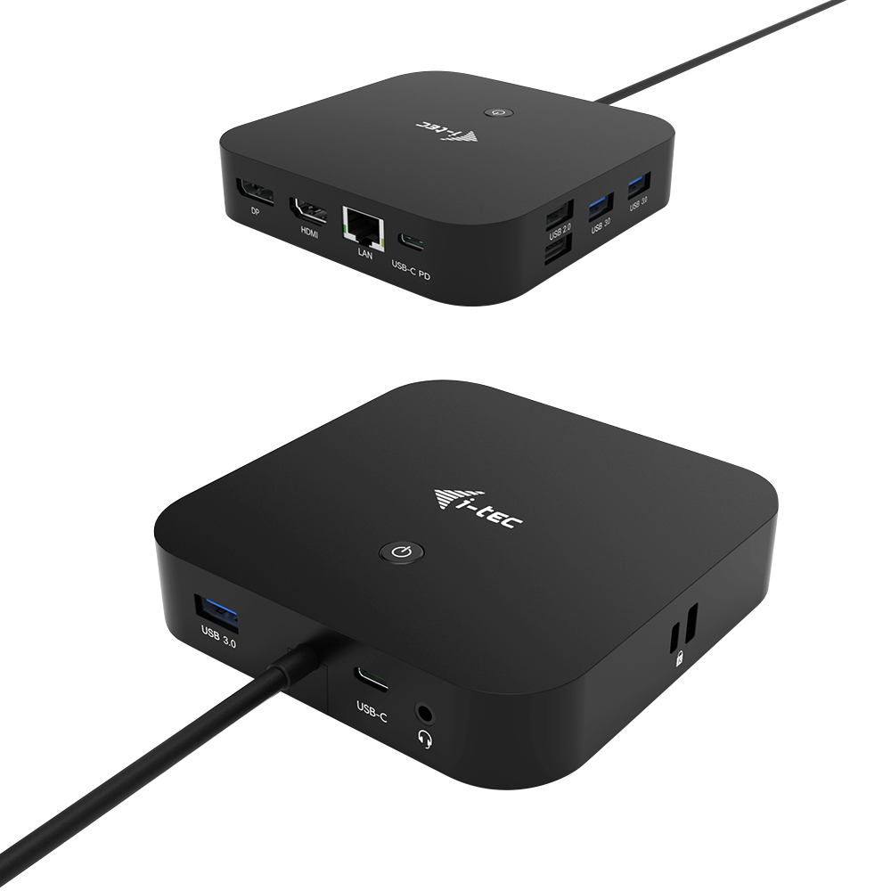 [C31HDMIDPDOCKPD] i-tec USB-C HDMI DP Docking Station with Power Delivery 100 W