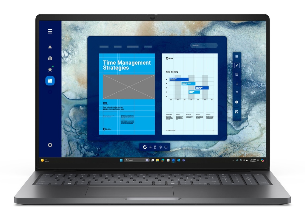 [HG3WK] DELL Pro 16 PC16250 Intel Core 5 120U Laptop 40.6 cm (16") Full HD+ 16 GB DDR5-SDRAM 512 GB SSD Wi-Fi 6E (802.11ax) Windows 11 Pro Italian Black