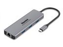 HAMLET USB-C PD DOCK 3XUSB-LAN-HDMI
