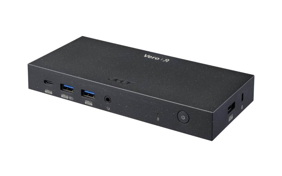 [GP.DCK11.01A] Acer Vero MST Dock M33 100W PD - Black EU (Retail pack) Wired USB 3.2 Gen 2 (3.1 Gen 2) Type-C