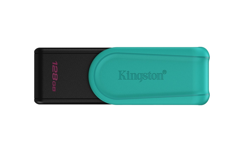 [DTXS/128GB] Kingston Technology DataTraveler 128GB Portable USB 3.2 Gen 1 Exodia S (Black/Turquoise)