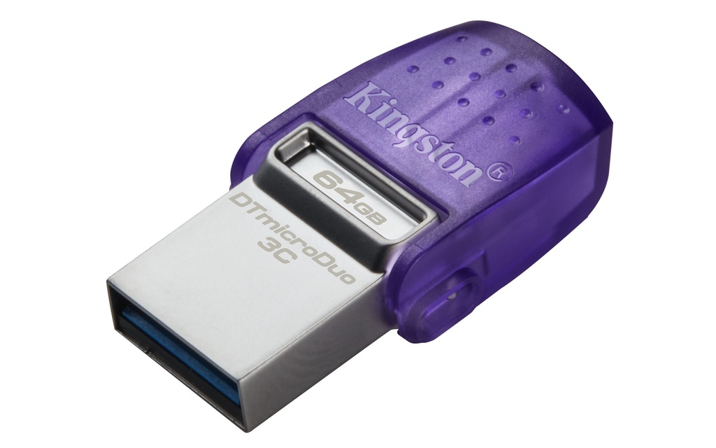 [DTDUO3CG3/64GB] Kingston Technology DataTraveler 64GB microDuo 3C 200MB/s dual USB-A + USB-C