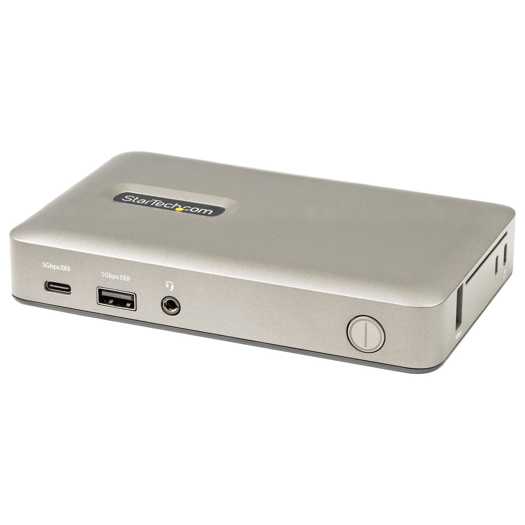 [DKM30CHDPDUE] StarTech.com USB C Dock - USB-C to DisplayPort 4K 30Hz or VGA - 65W USB Power Delivery Charging - 4-Port USB 3.1 Gen 1 Hub - Universal USB-C Laptop Docking Station w/ Ethernet