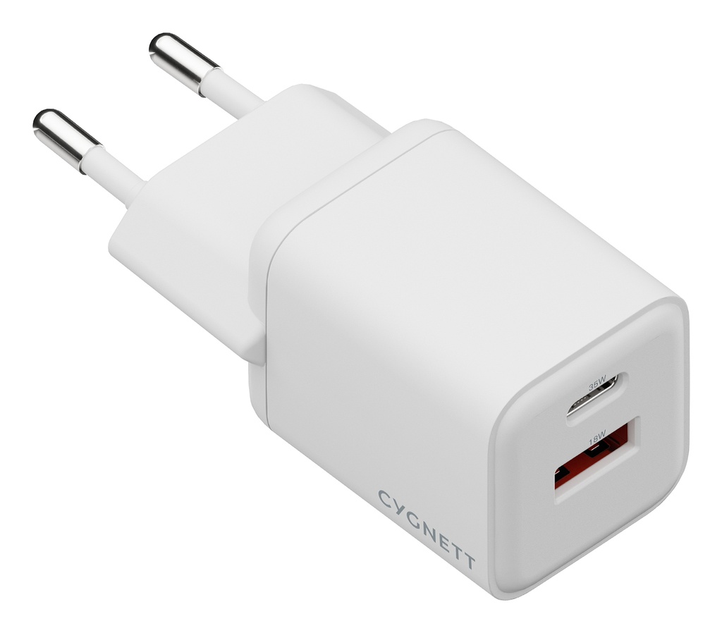 POWERPLUS 35W DUAL PORT WALL CHARGE