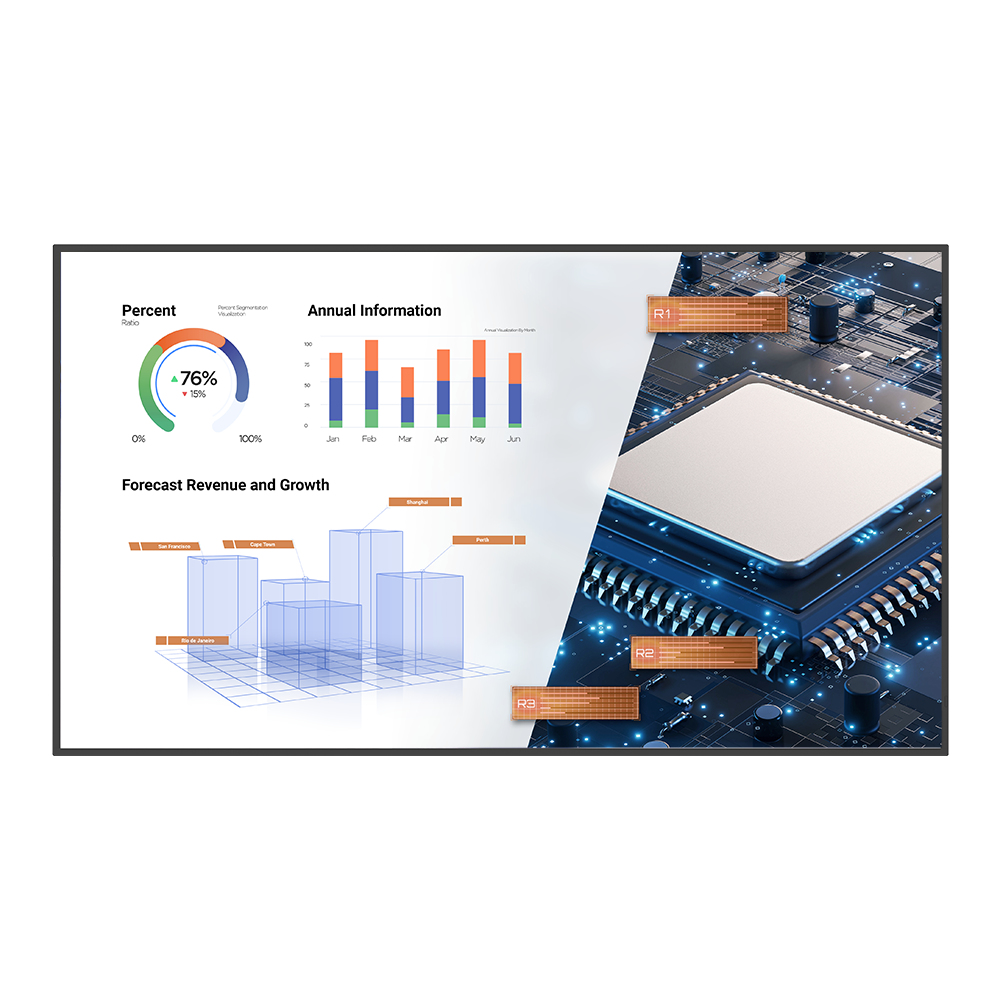 [9H.F8APT.DEA] BenQ ST8602S Digital signage flat panel 2.18 m (86") LED 400 cd/m² 4K Ultra HD Black Built-in processor Android 8.0 18/7