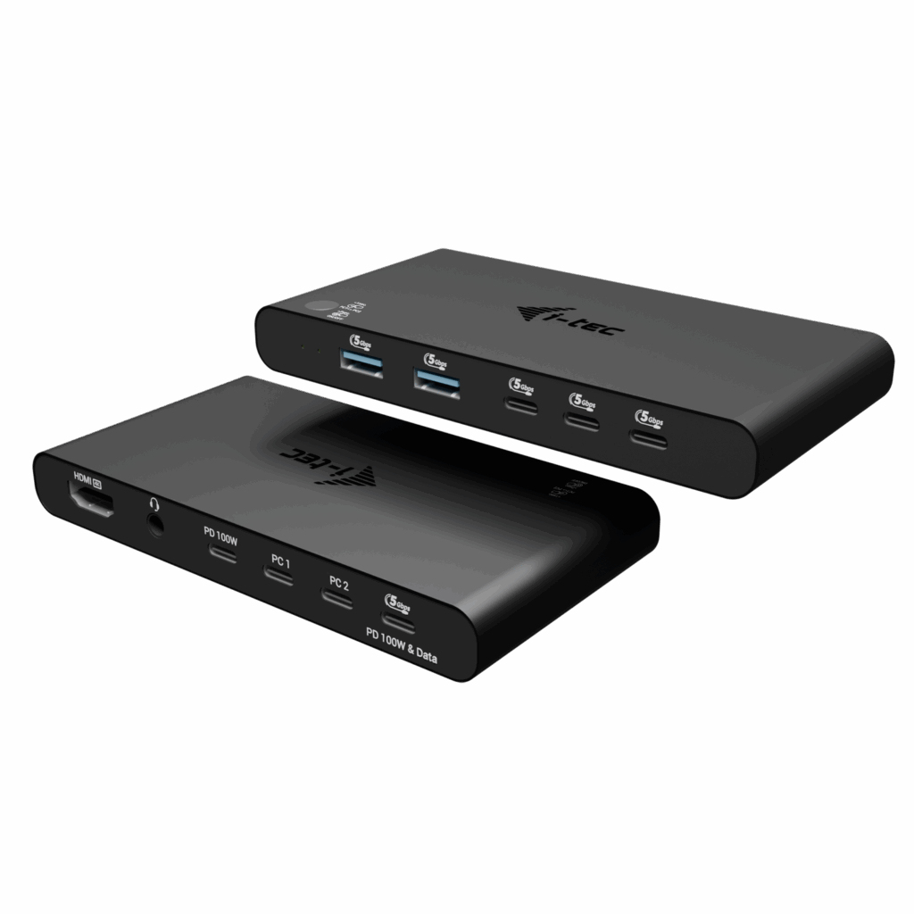 [C31KVMHDMIDOCKPD] i-tec KVM Docking Station HDMI for 2 hosts, Power Delivery 2x 100W